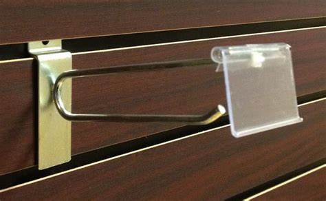 hooks for slatwall|slatwall hooks with label holder.
